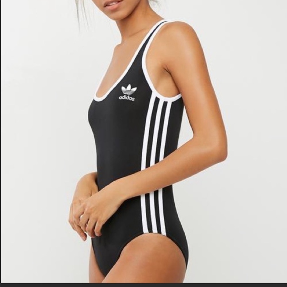 Adidas 3 stripe bodysuit